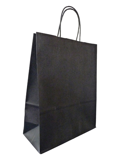 Black Twist Handle Paper Bags