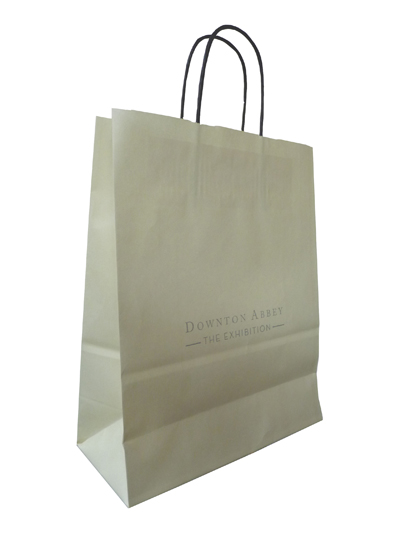 Ivory Twist Handle Paper Bags